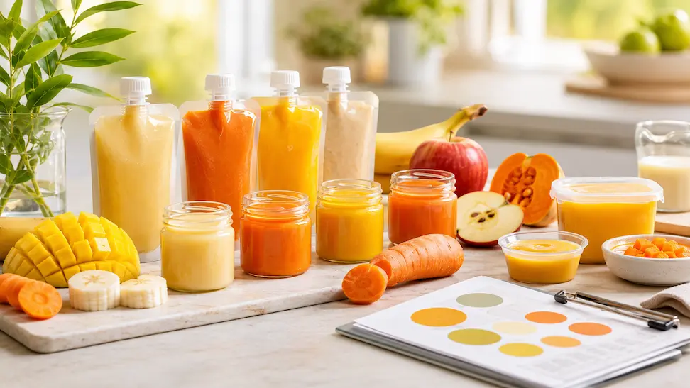 Baby food grade ingredient and pouch solutions